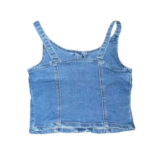 Tween Diva denim button vest size 10 - Picture 4 of 7